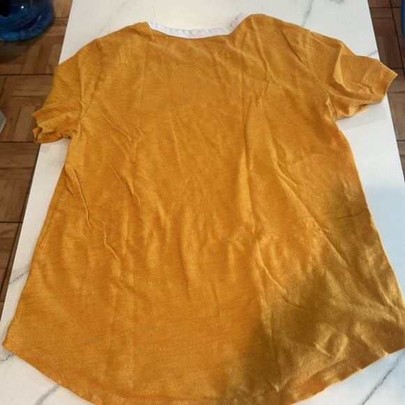 Old Navy yellow graphic tee shirt, small - Picture 4 of 5